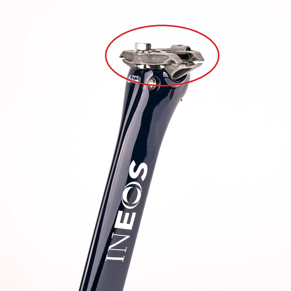 SADDLE CLAMP KIT - Titanium - For Dogma F & X only – Uno Imports Inc