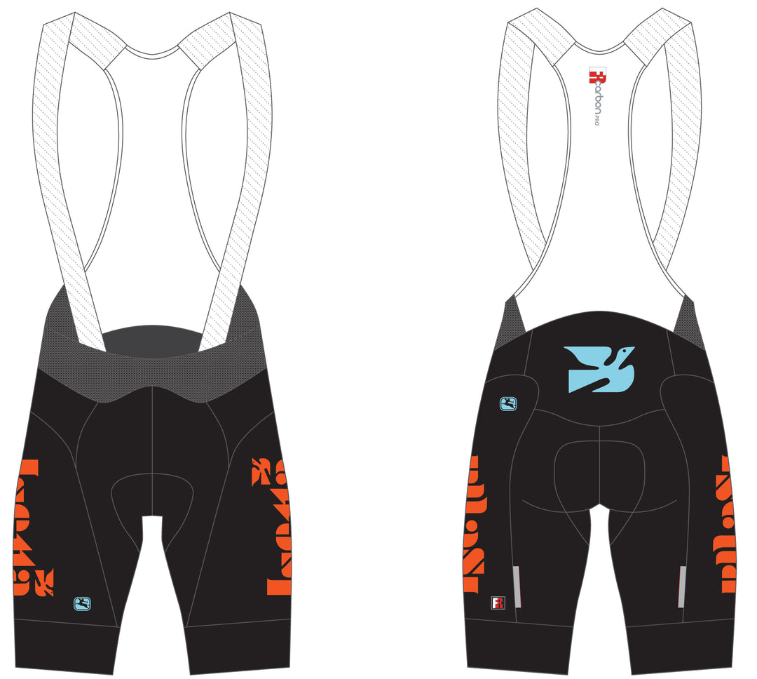 ISETTA - MEN FRC-PRO BIBS -BLACK 2022