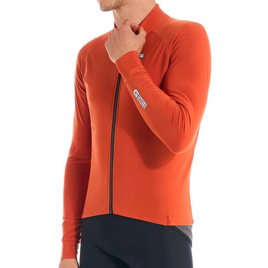 Thermal long sleeve cycling jersey deals