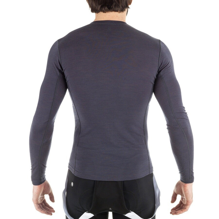 Men's LONG SLEEVE MERINO WOOL BLEND BASE LAYER