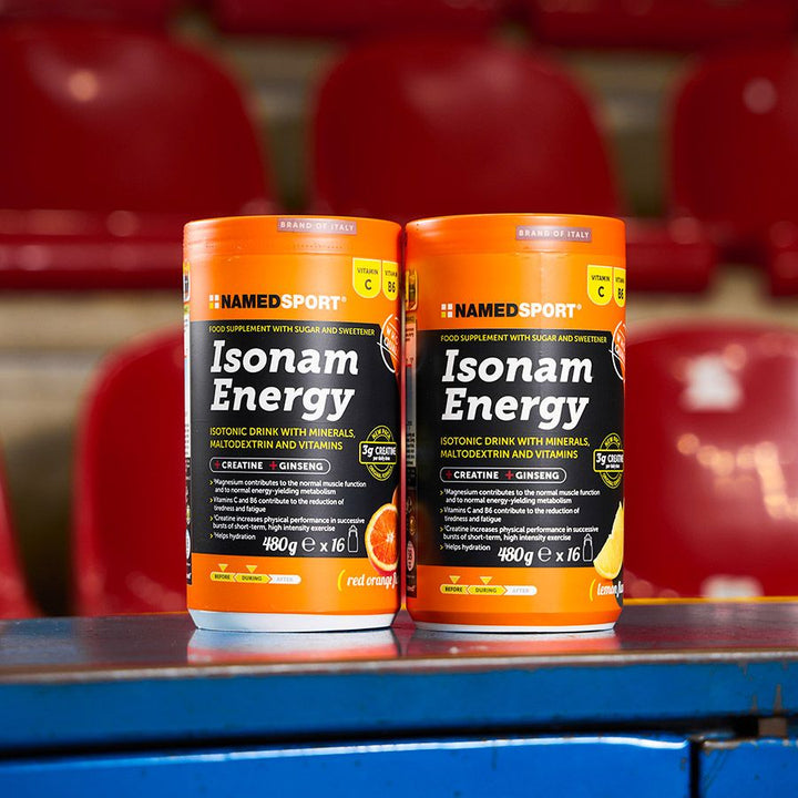 ISONAM ENERGY POWDER -  Single Tub/480g (Orange or Lemon)