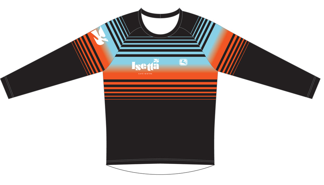ISETTA - MTN BIKE JERSEY LONG SLEEVE- (UNISEX) BLACK 2022