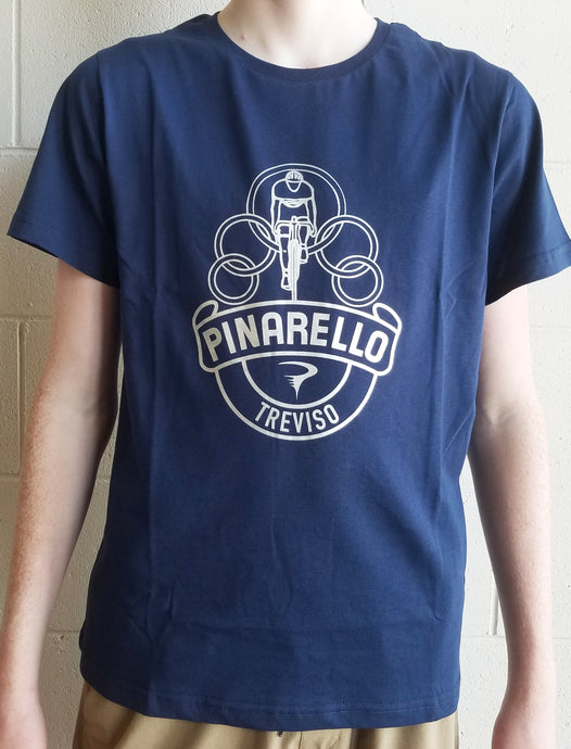 NEW!  Pinarello Tee - Heritage Corp Navy