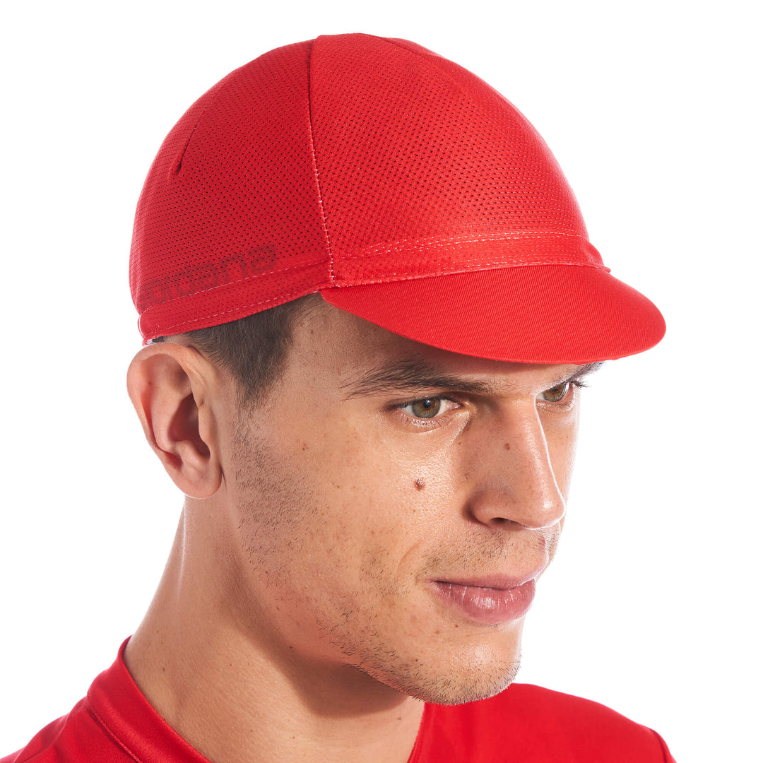 Solid MESH Cap - RED