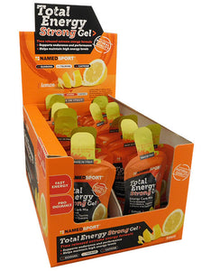 TOTAL ENERGY STRONG GEL - LEMON -  Single Sachets.  40ml/ea.